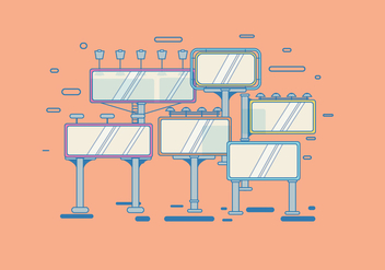 Hoarding Vector - vector gratuit #393051